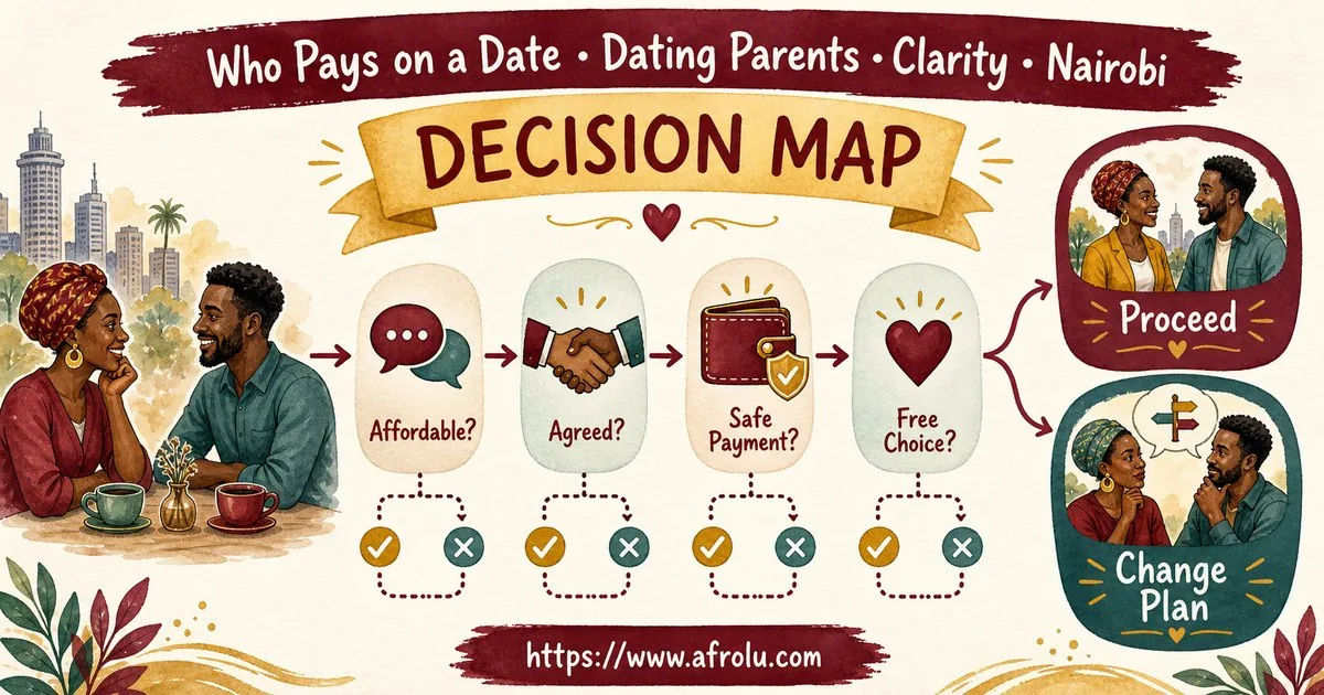 Who Pays on a Date? A Clear Guide to Budget, Offers and No Obligation for Parents Returning To Dating: Clarity-first in City Life: Afrolu decision path