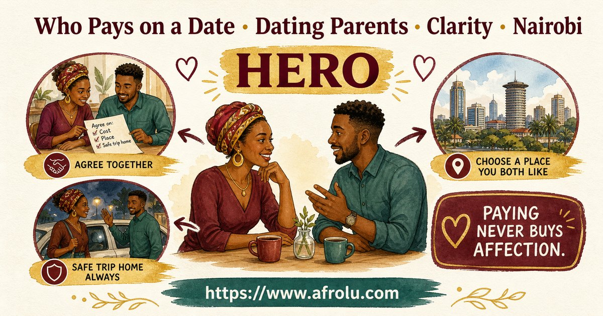 Who Pays on a Date? A Clear Guide to Budget, Offers and No Obligation for Parents Returning To Dating: Clarity-first in City Life: Afrolu overview illustration