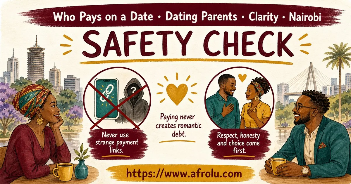 Who Pays on a Date? A Clear Guide to Budget, Offers and No Obligation for Parents Returning To Dating: Clarity-first in City Life: Afrolu safety checklist