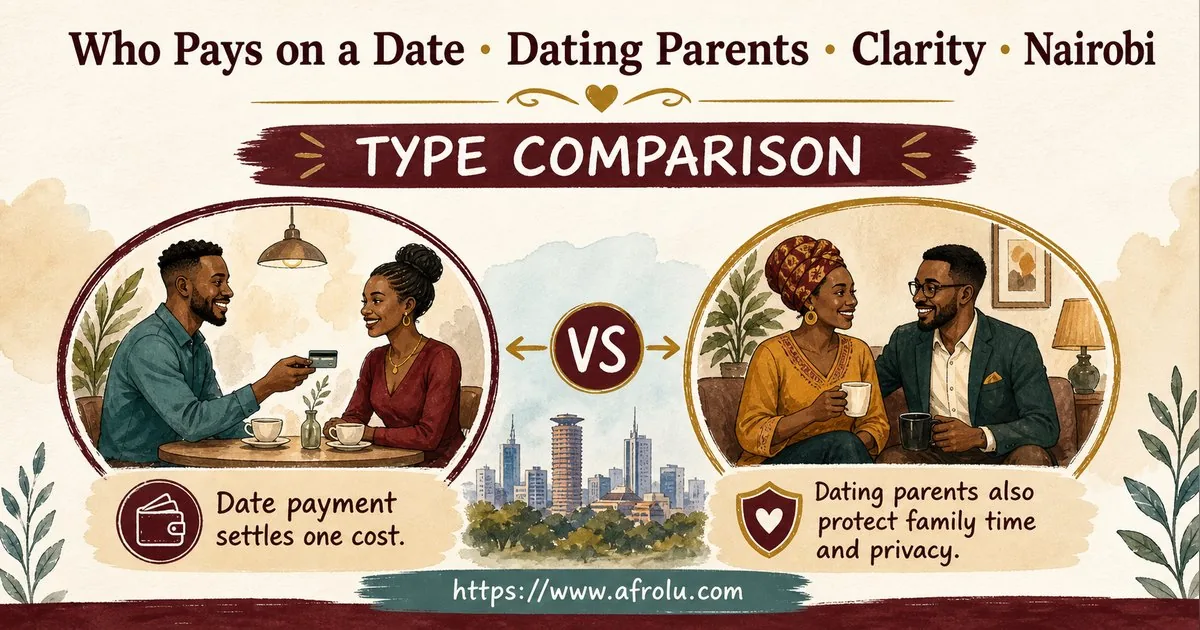Who Pays on a Date? A Clear Guide to Budget, Offers and No Obligation for Parents Returning To Dating: Clarity-first in City Life: Afrolu nearby concept comparison