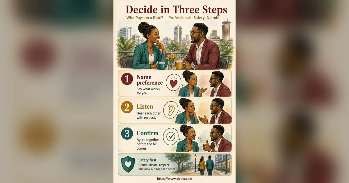 Who Pays on a Date? A Clear Guide to Budget, Offers and No Obligation for Professionals: Safety-first in City Life: Afrolu decision path