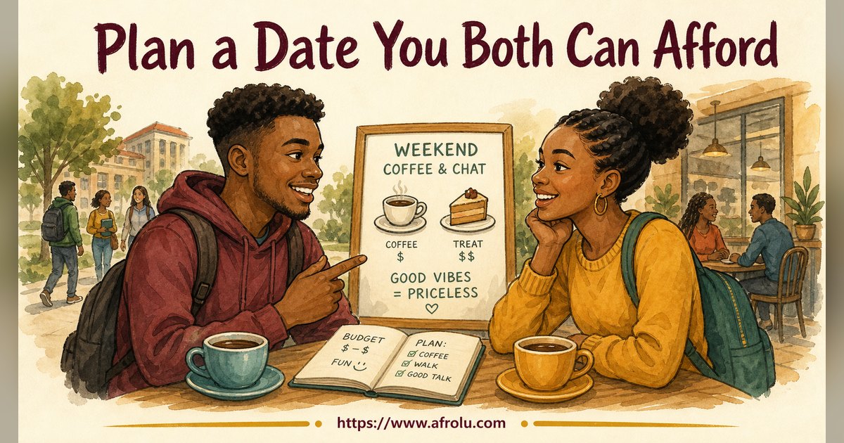 Who Pays on a Date? A Clear Guide to Budget, Offers and No Obligation for Students: Low-pressure in Weekend-First Dating: Afrolu overview illustration