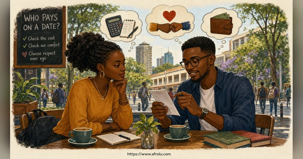 Who Pays on a Date? A Clear Guide to Budget, Offers and No Obligation for Students: Intent-first in City Life: Afrolu real-life scene