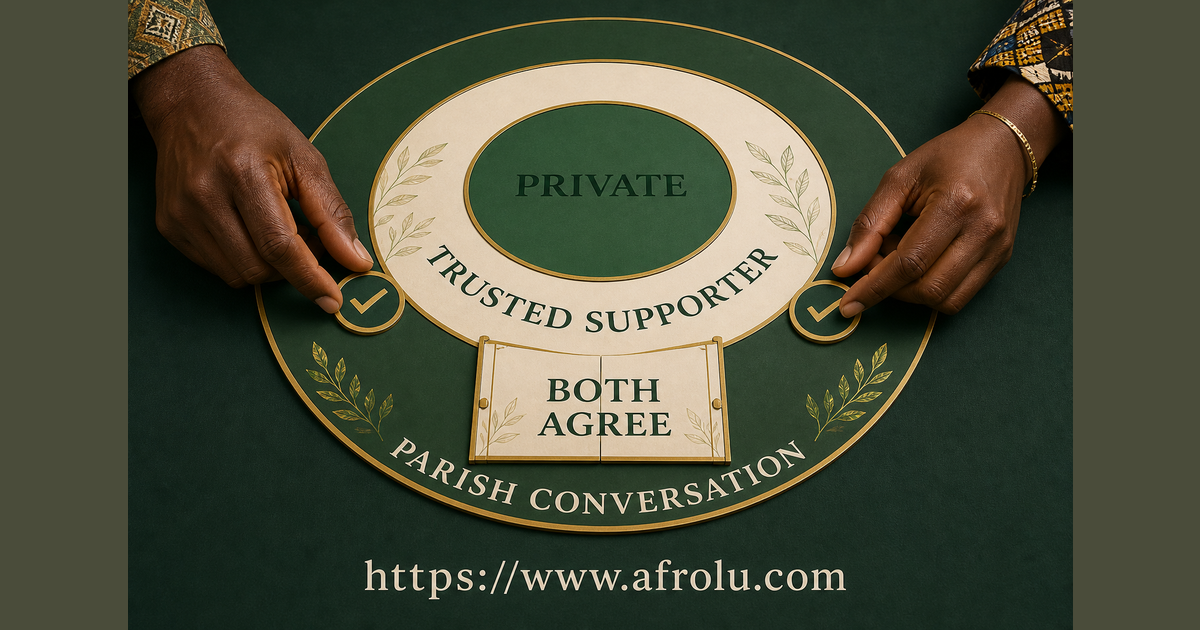 Catholic adults place mutual permission around optional family parish and adviser support