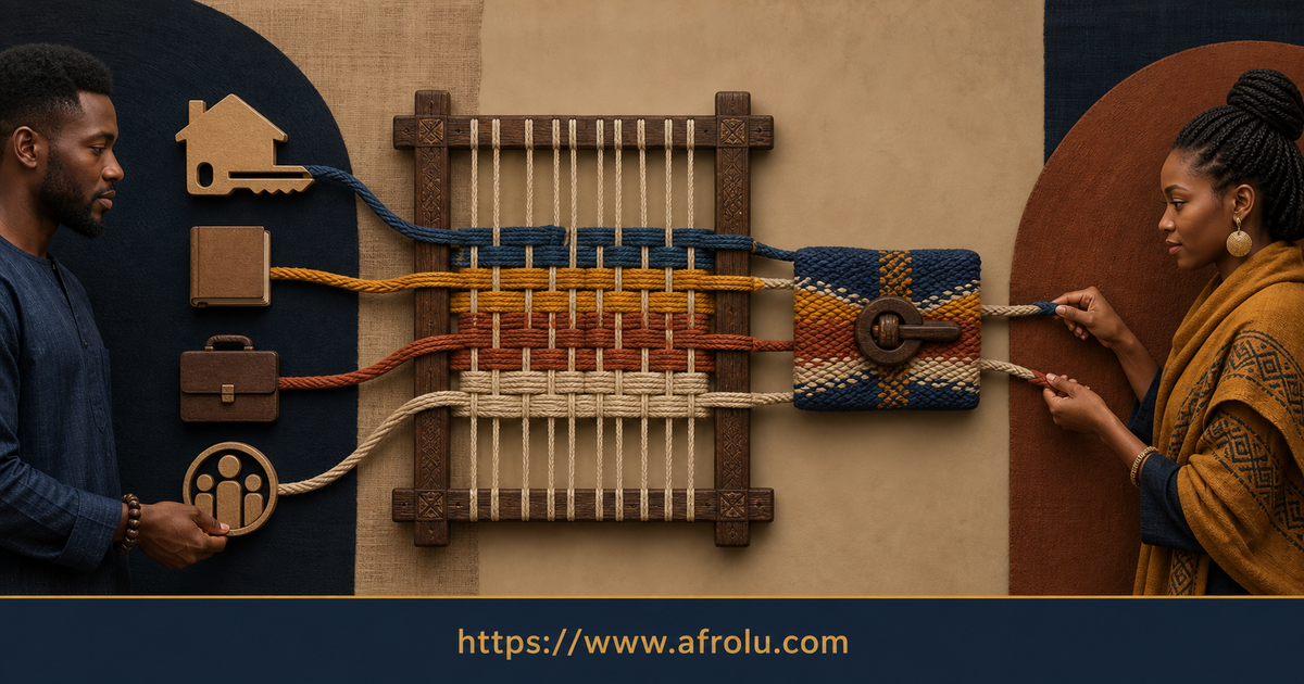 A Madaraka capacity loom weaves home study work and care threads into one public overlap without merging private identities