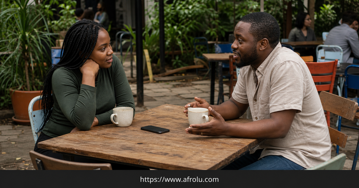 Illustrate an ordinary neutral meeting without claiming a real Riverside venue.