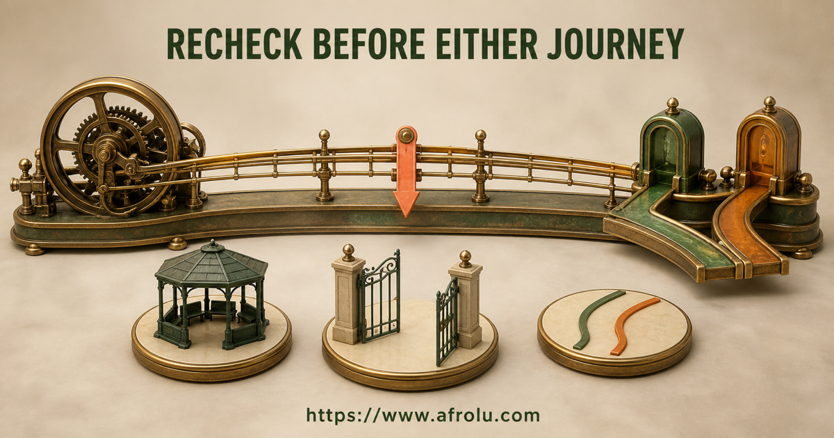Kericho recheck clock confirms public access and two routes before the earliest departure
