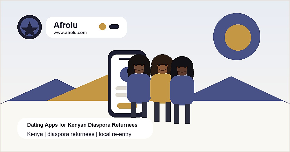 Best Dating Apps for Kenyan Diaspora Returnees editorial guide image by Afrolu