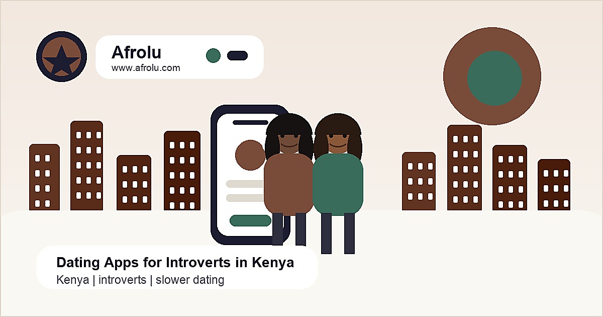 Best Dating Apps for Introverts in Kenya editorial guide image by Afrolu