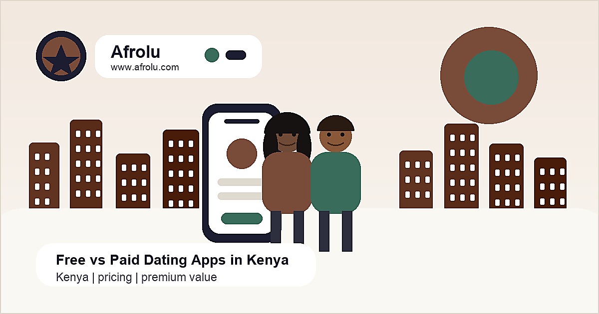 Free vs Paid Dating Apps in Kenya editorial guide image by Afrolu