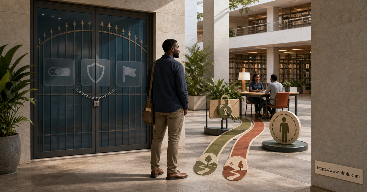 A Kenya Hinge safety checklist remains behind a closed country-access gate while general meeting and account safety continue on supported routes
