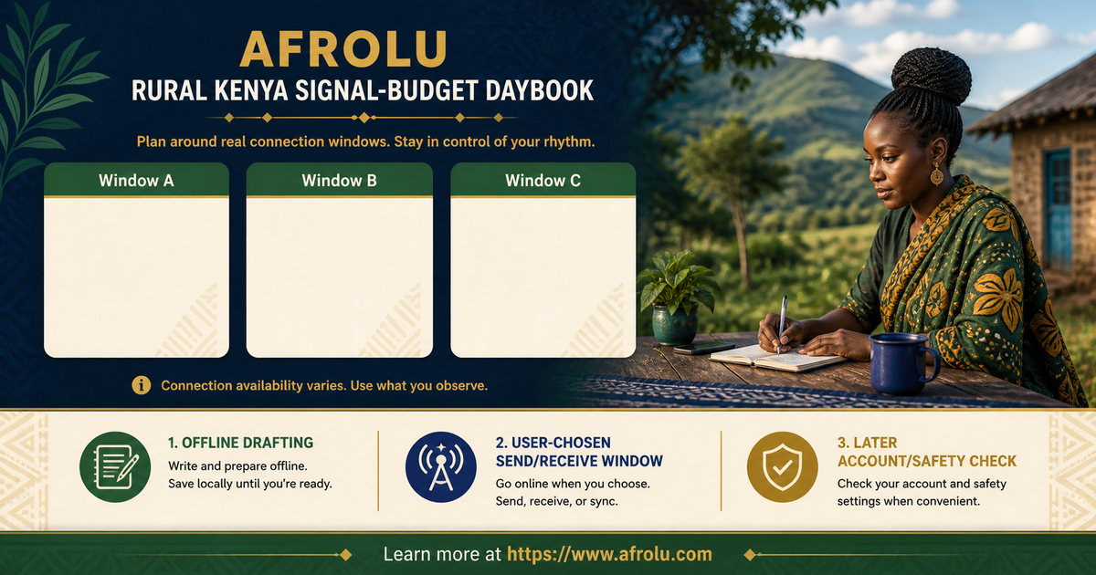 Offline-friendly daybook batching profile review messages and safety checks around reliable connection windows