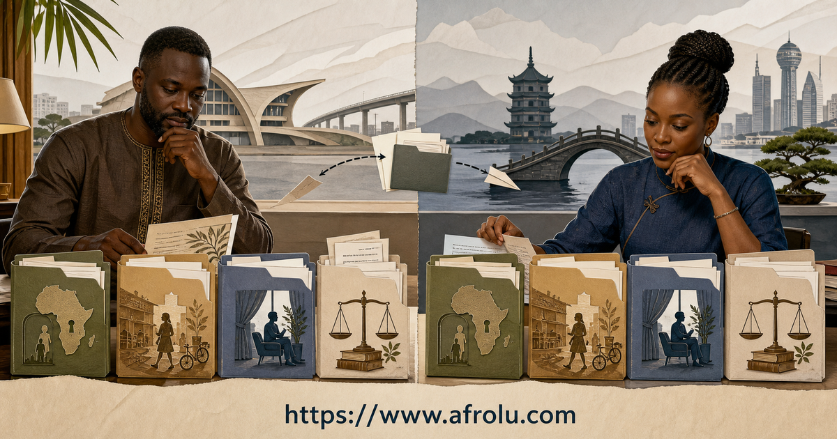 Kenyan diaspora adults in Accra and Hangzhou keep country access local routine privacy and legal questions in separate travel files