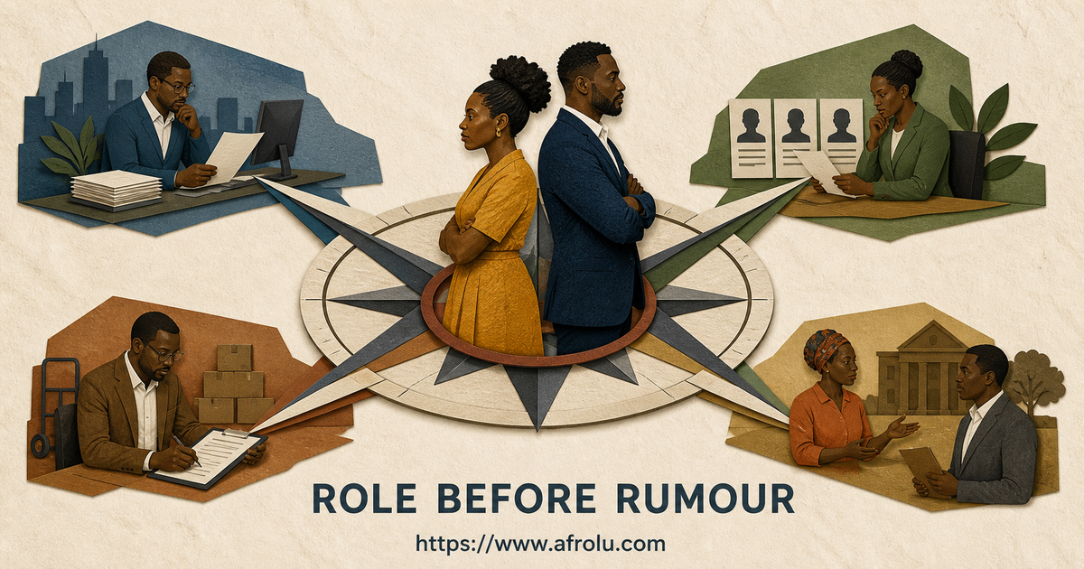 Compass separating a private adult relationship from reporting-line, procurement and service conflicts