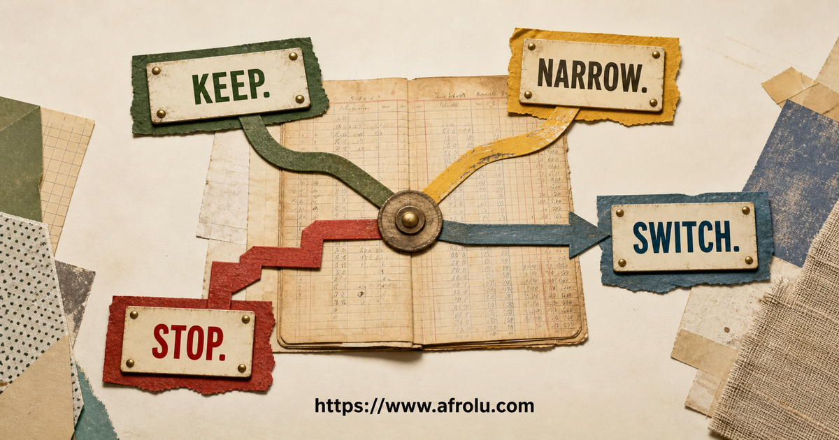 Four-way verdict board for a Kericho dating-app trial