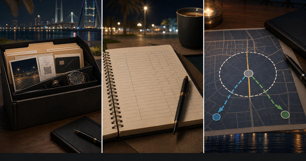 Three-file dating plan for a Kenyan adult in Hamad Town, Bahrain