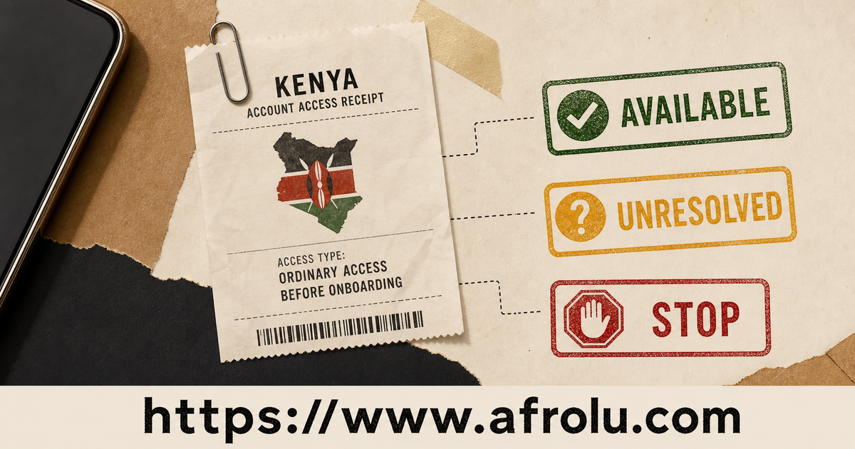 Dated Muzz Kenya access receipt for a truthful adult account