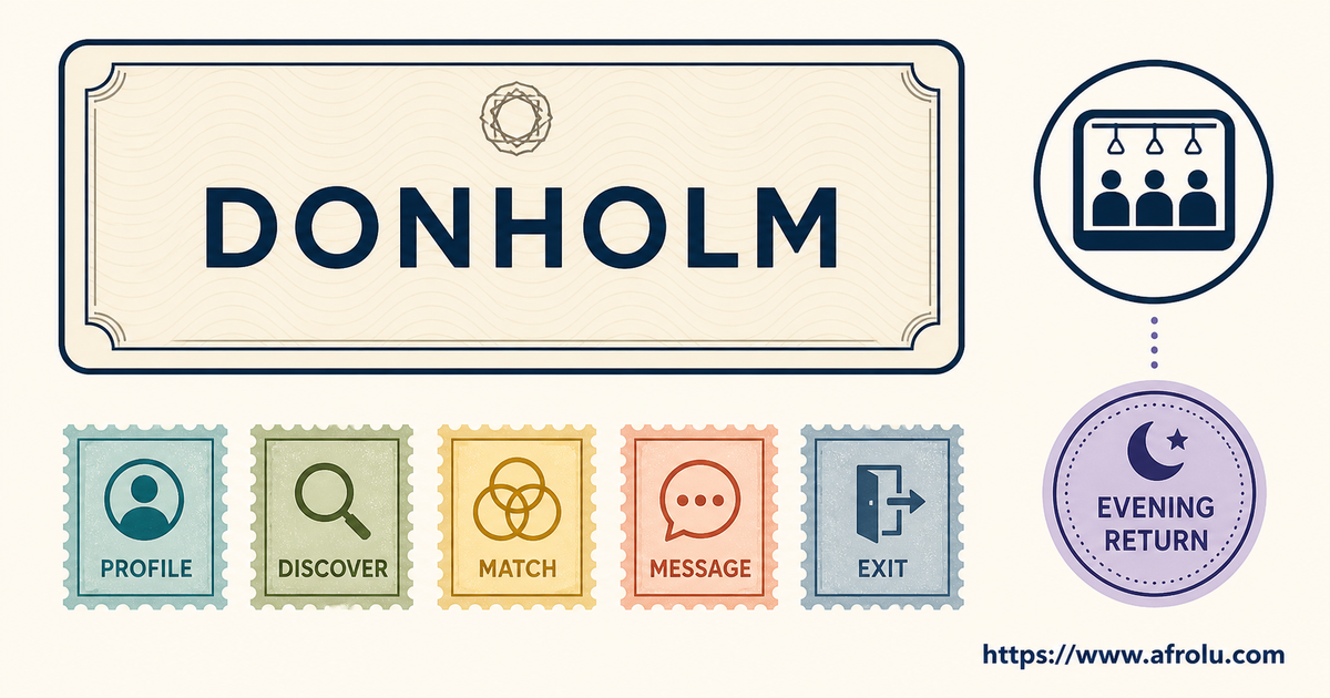 Donholm free dating app receipt with core tasks and independent after-work return