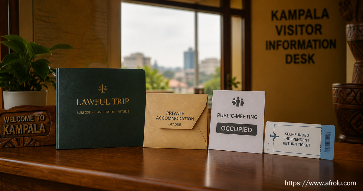 Kampala visitor dating safety file with private accommodation and independent return