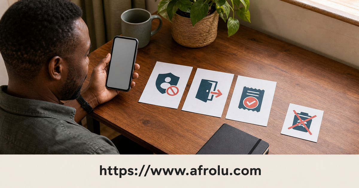 Adult Kenyan dater separates block and report, account exit, billing confirmation and app removal instead of treating uninstall as cancellation