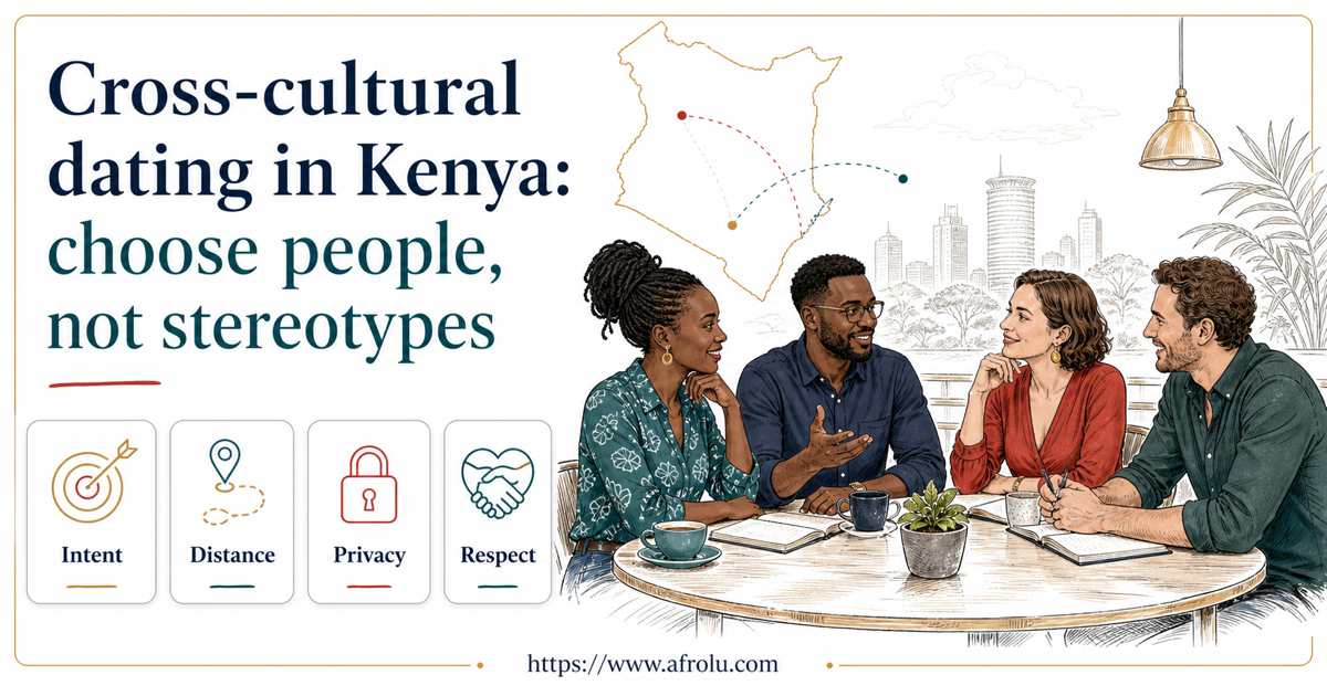 Adults compare intent, distance, privacy and respect for cross-cultural dating in Kenya