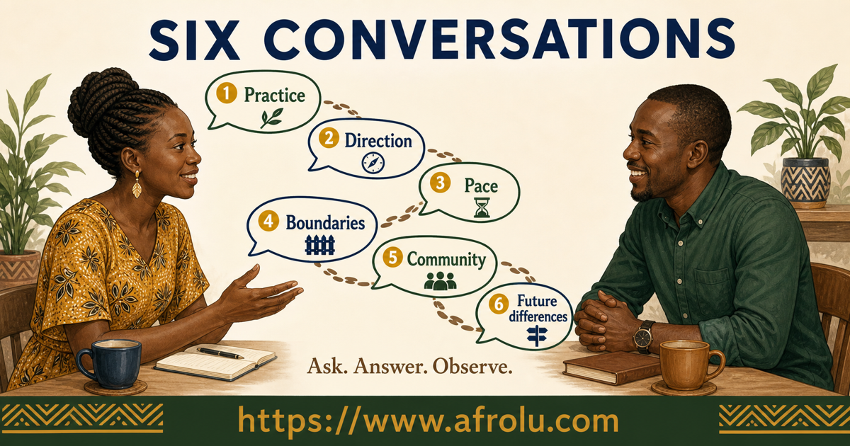 Six respectful Christian dating conversations in Kenya cover present practice, direction, pace, boundaries, chosen community voice and future differences