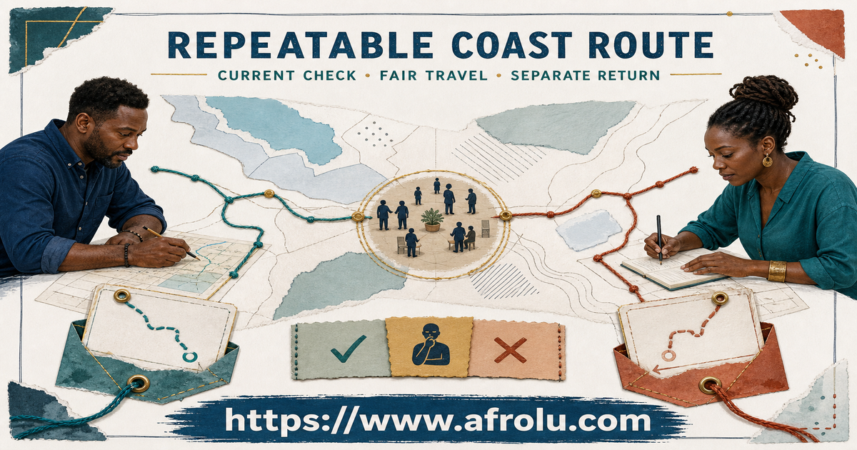 A Diani coast route test checks current public point, fair travel, separate return and the plan after a visitor leaves
