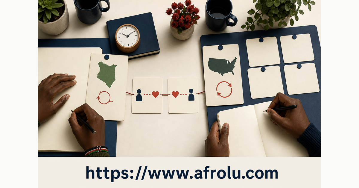 Kenya and USA adults name the actual US time zone, choose two sustainable contact windows and schedule a daylight-saving clock recheck