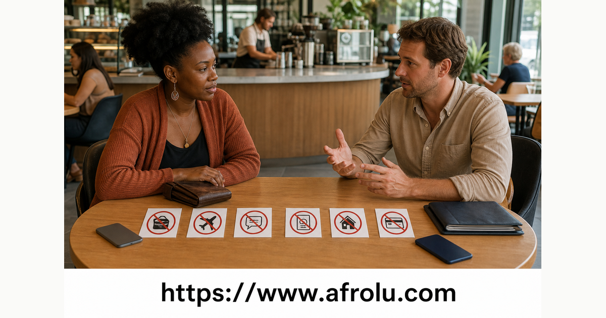 Kenya dating-site user keeps identity assumptions, money requests, travel bookings, visa promises, documents and private meetings behind a firm stop line