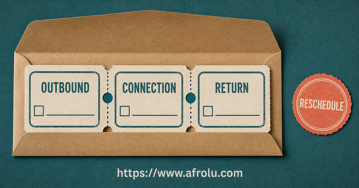 Lamu three-leg envelope checks outbound connection and independent return before sealing or rescheduling a meeting